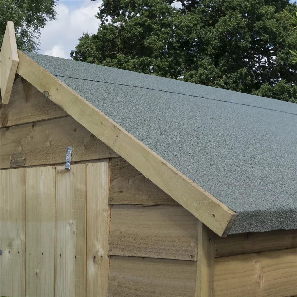 6 x 4 Pressure Treated Overlap Shed, Single Door and 1 Window product image