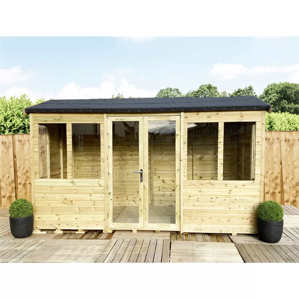 8 x 6 Reverse Pressure Treated Apex Summerhouse product image
