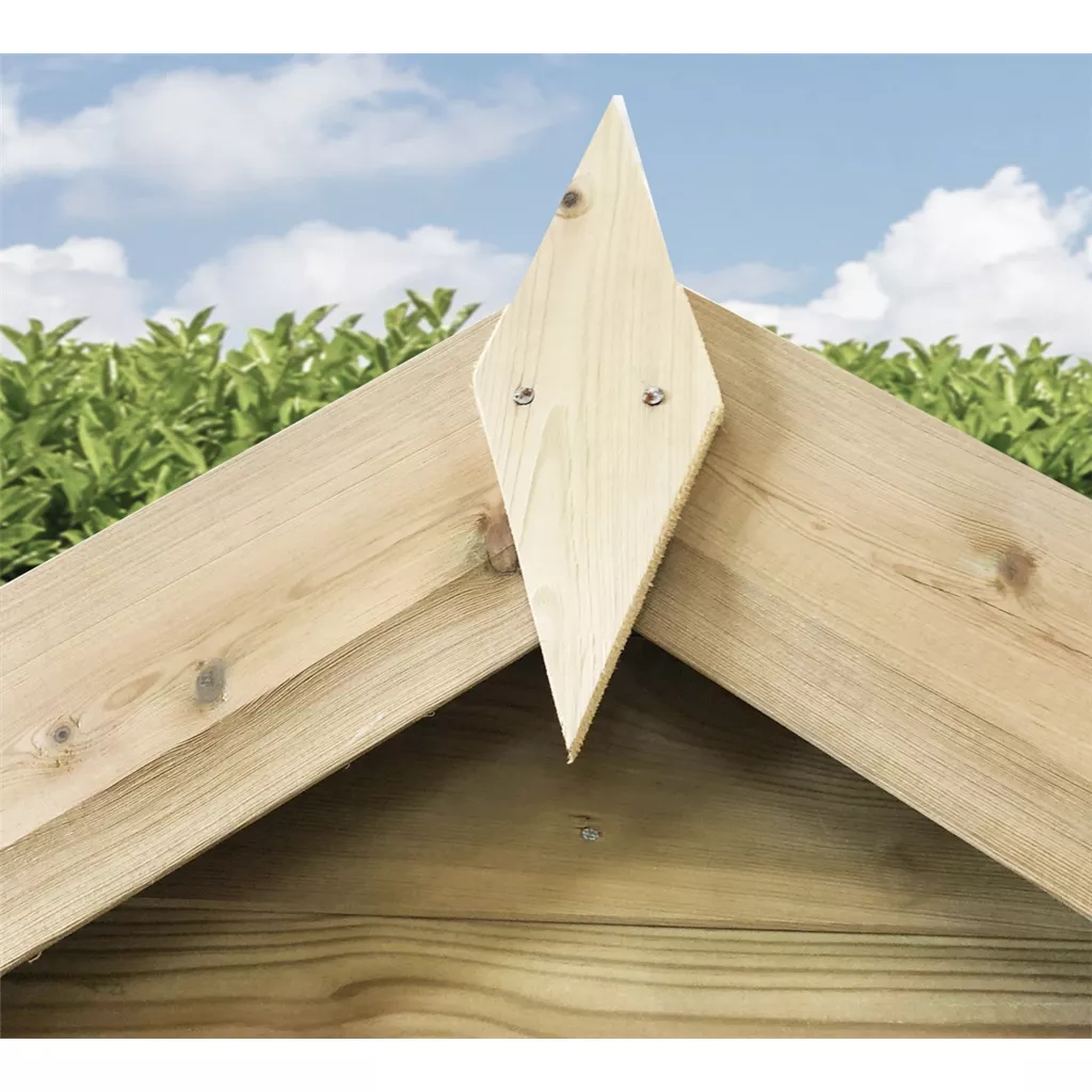 14 x 8 Pressure Treated T&G Single Door Apex Shed (low Eaves) + 4 Windows product image