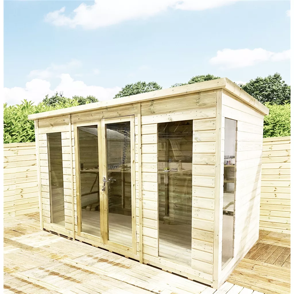 11 x 6 Pressure Treated Pent Summerhouse product image