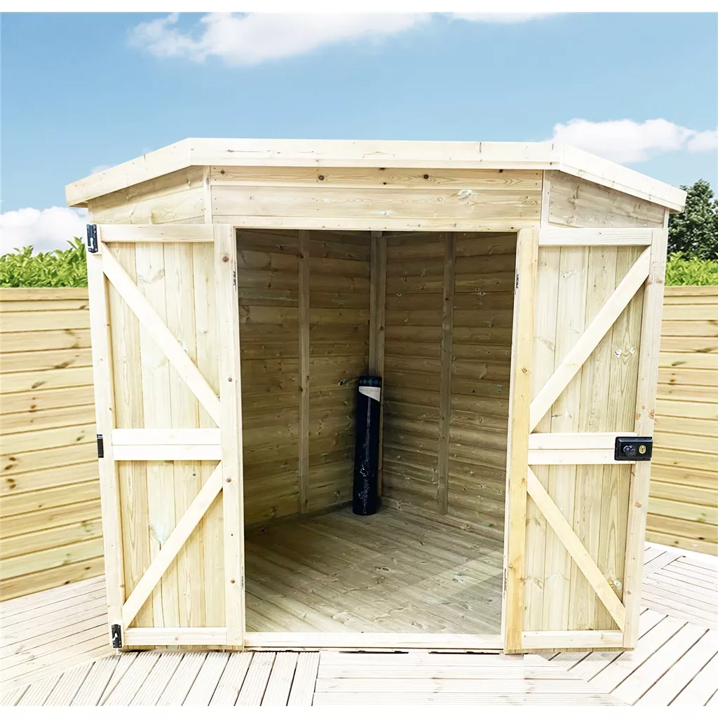 9 x 9 Corner Pressure Treated Workshop product image