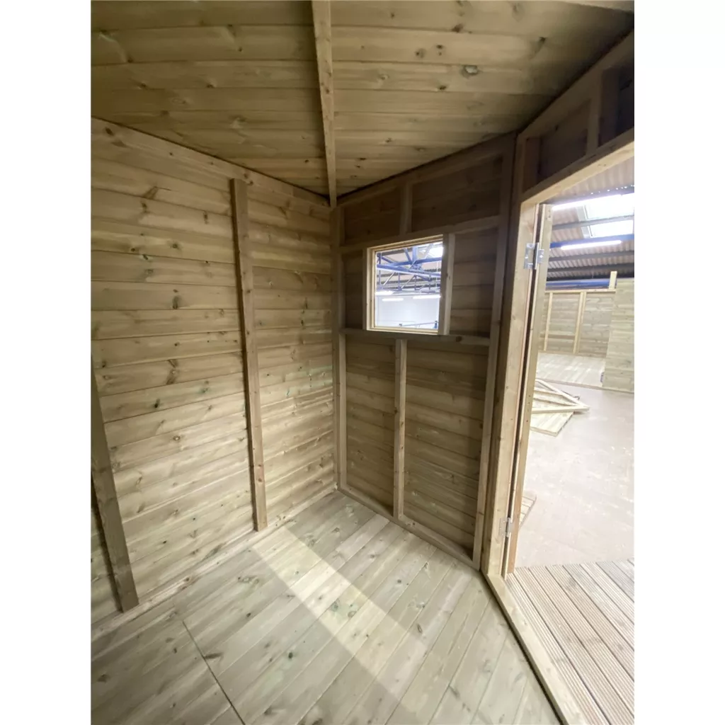 10 x 10 Corner Pressure Treated Workshop product image