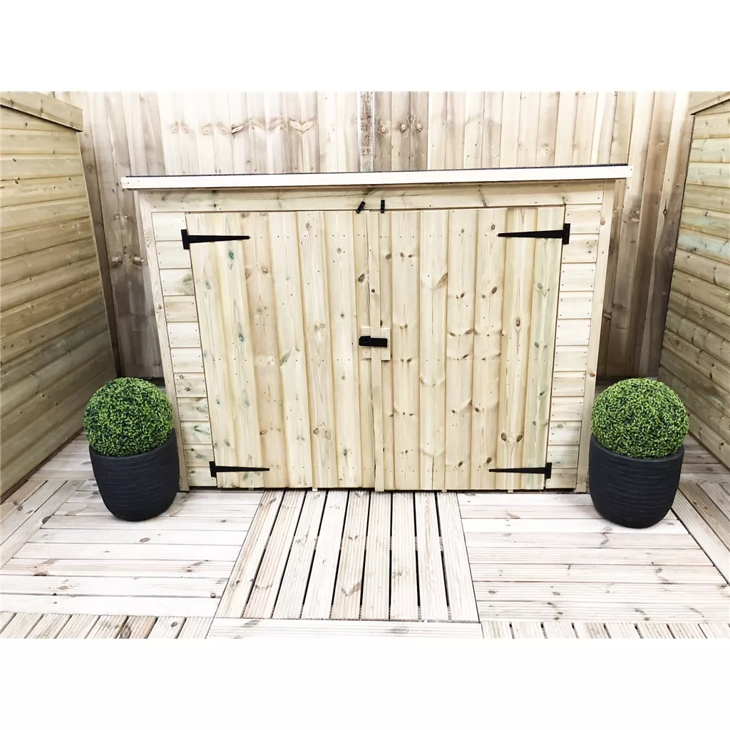 7 x 5 Pressure Treated T&G Bike Store With Double Doors product image