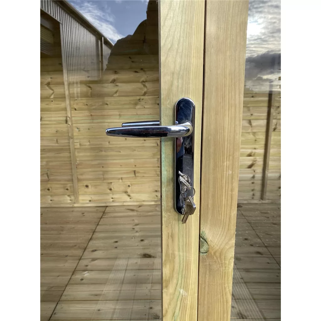 7 x 26 Reverse Pressure Treated Apex Summerhouse – Long Windows product image