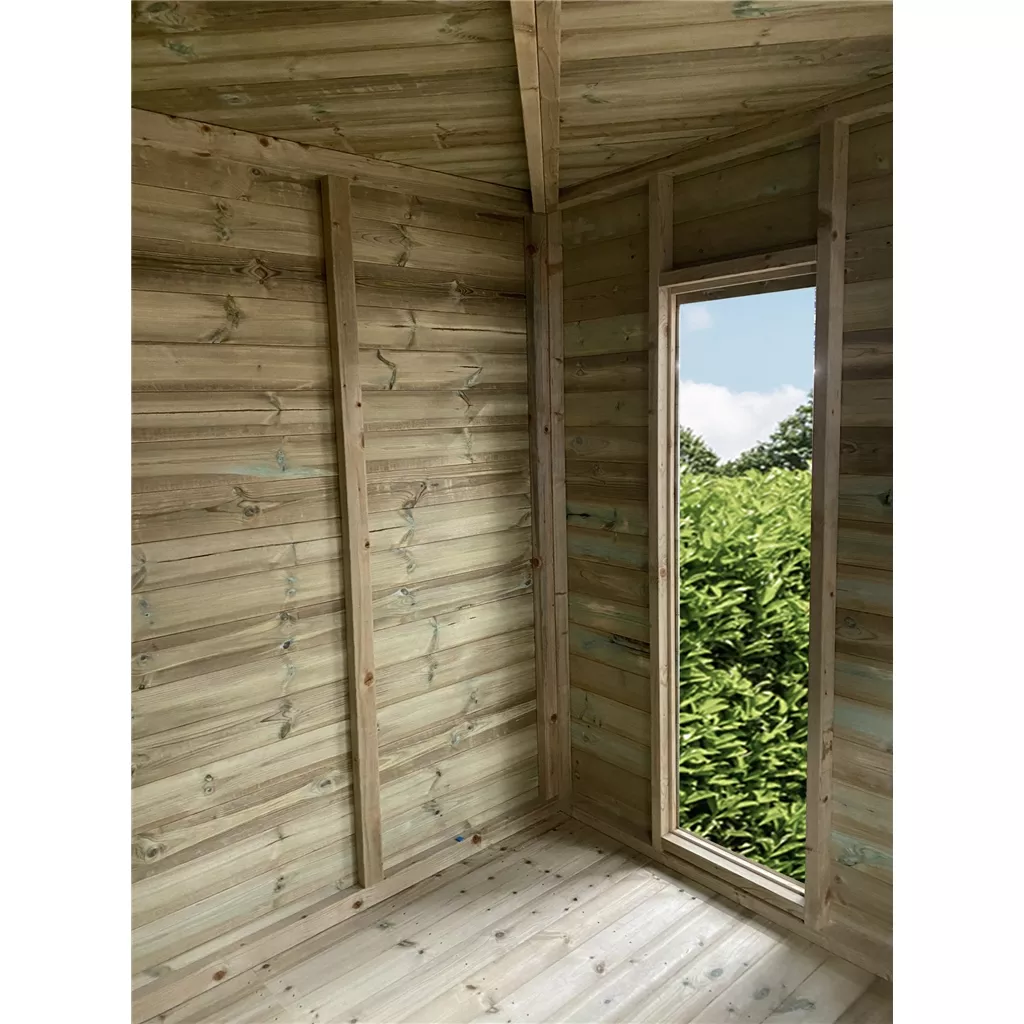 6 x 6 Fully Insulated Corner Summerhouse product image