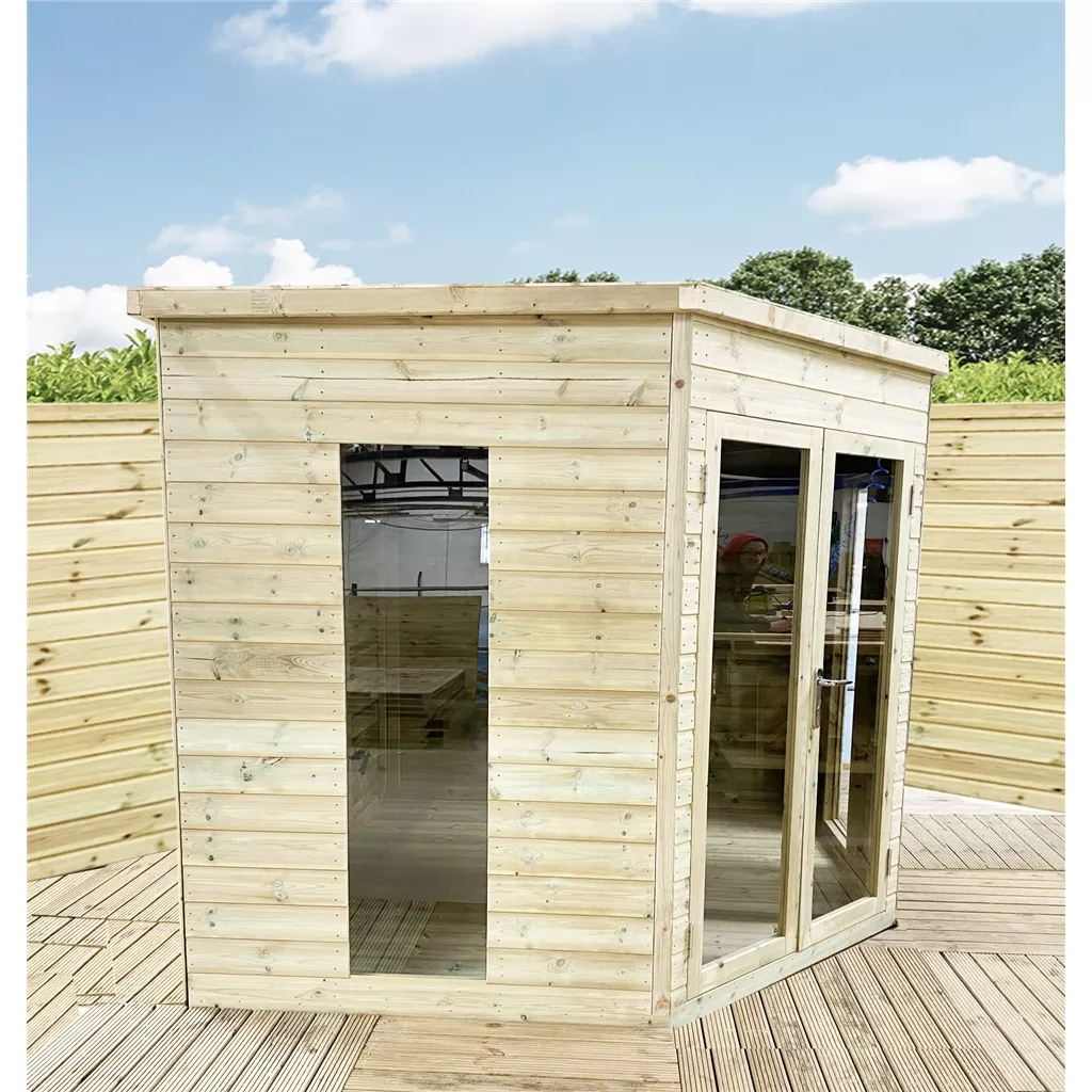 14 x 14 Corner Pressure Treated Summerhouse product image