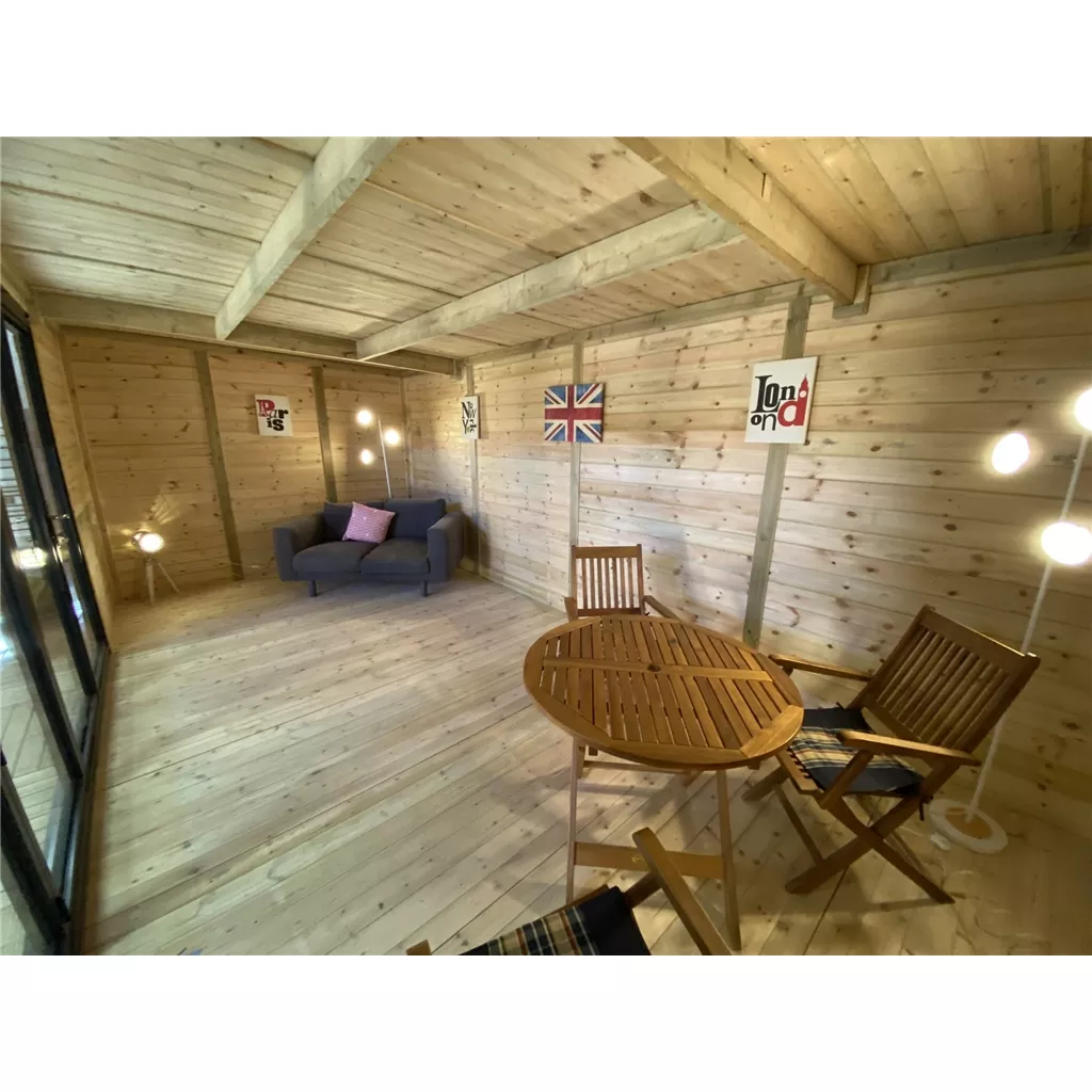 10 x 26 DELUXE PLUS Insulated Garden Office – Aluminium BiFold Doors product image