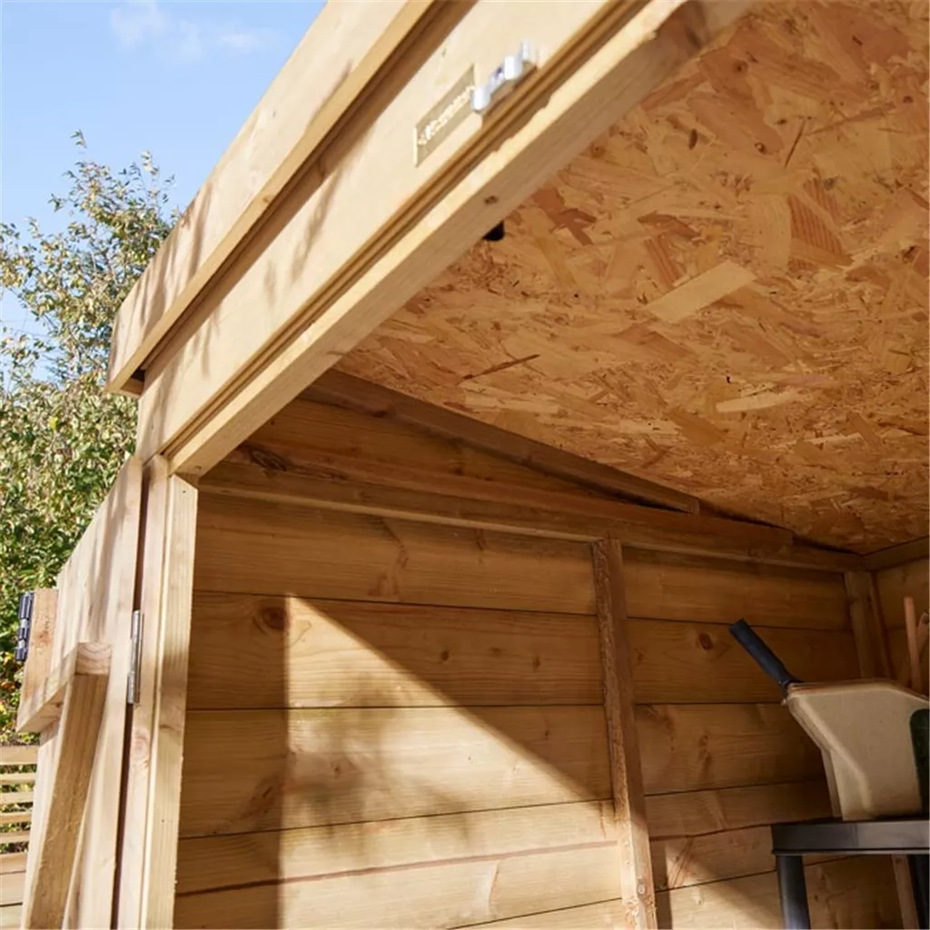 Cheshire 4×4 Shiplap Apex Shed Single Door product image