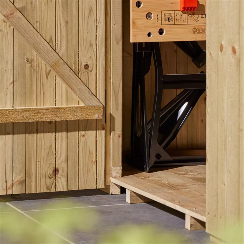 Cheshire 6 × 4 Heritage Pressure Treated T&G Shed With a Single Door & 1 Window product image