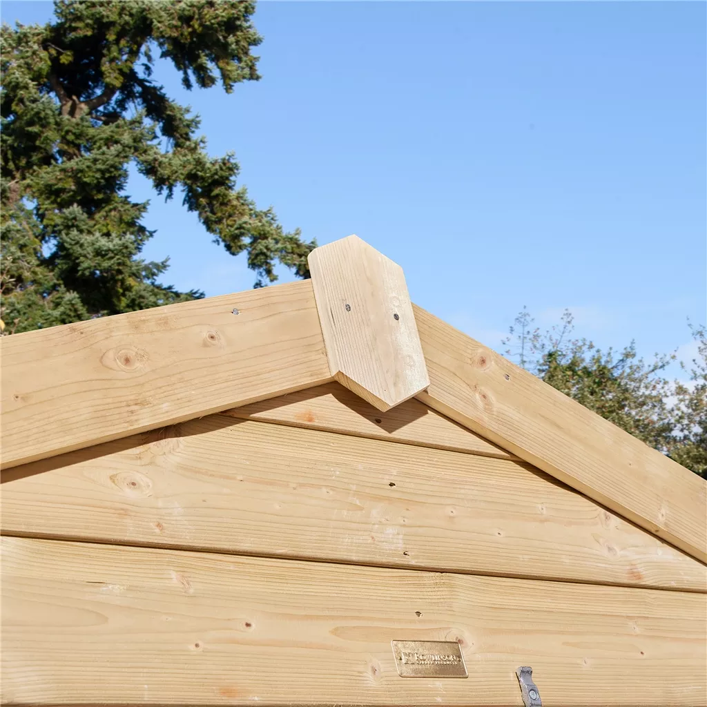 8ft x 6ft - 12mm Shiplap Apex Shed With Single Door & 1 Window product image