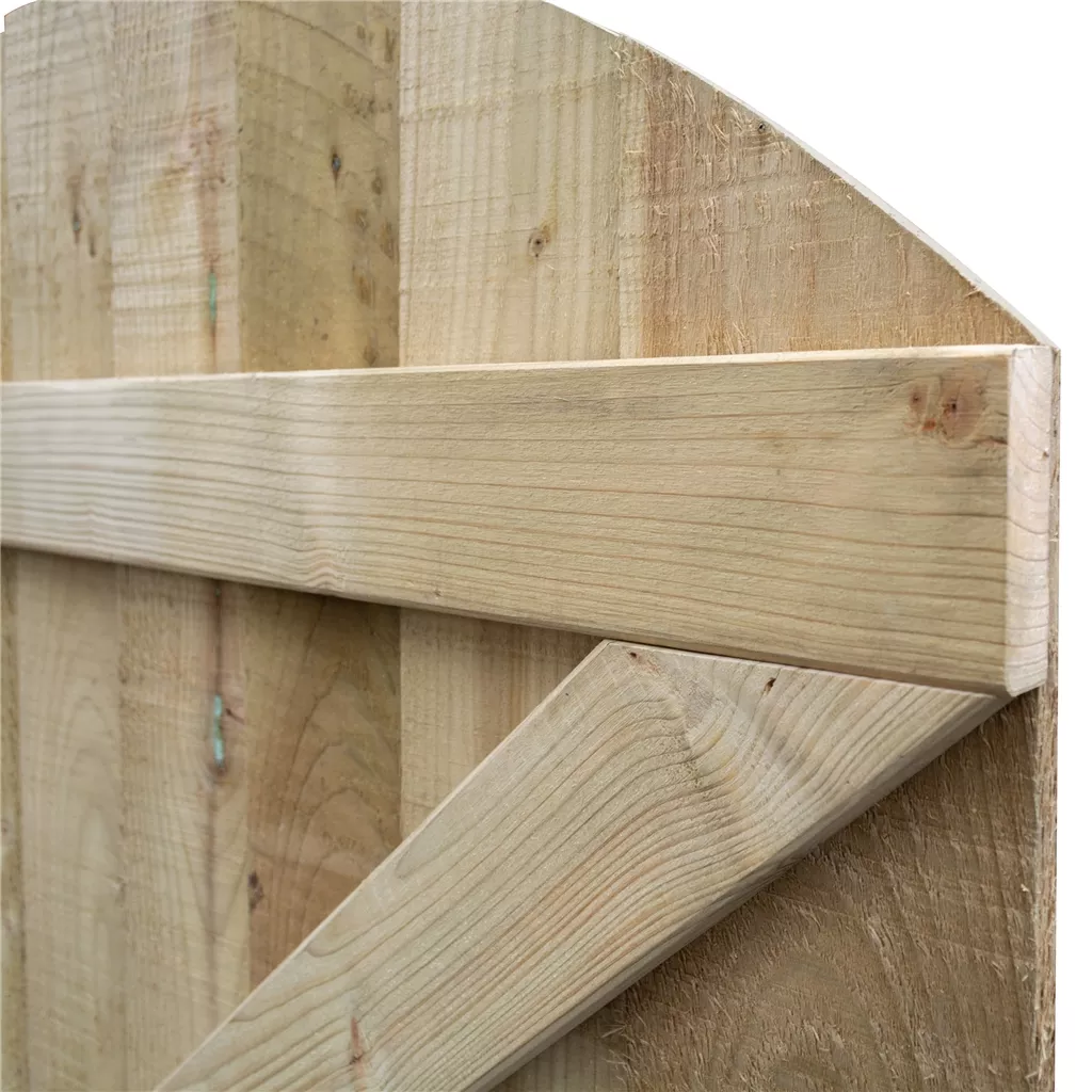 Cheshire Featheredge Arch Top Wooden Gate product image
