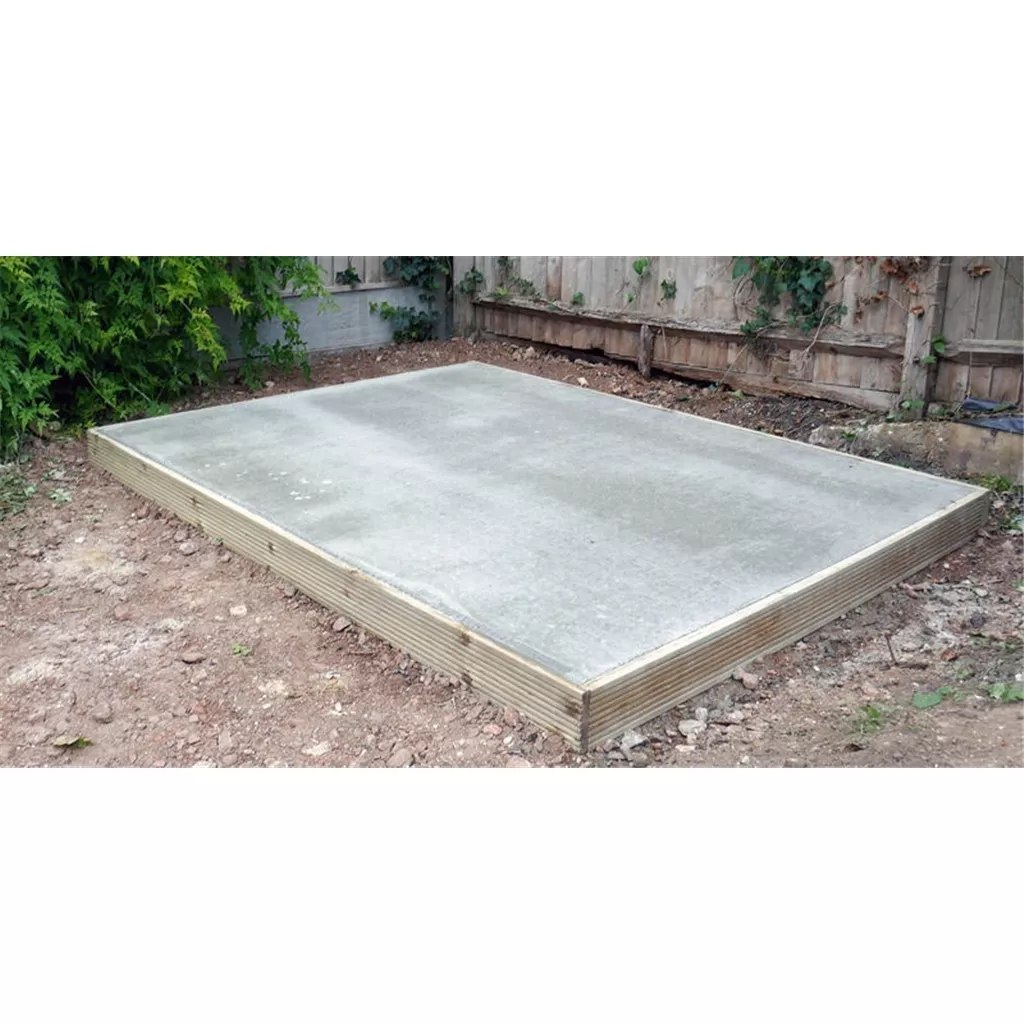 10ft x 6ft Installed Concrete Base