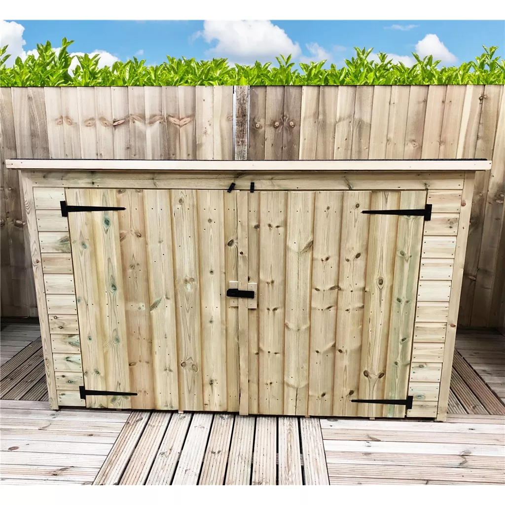 7 x 5 Pressure Treated T&G Bike Store With Double Doors product image